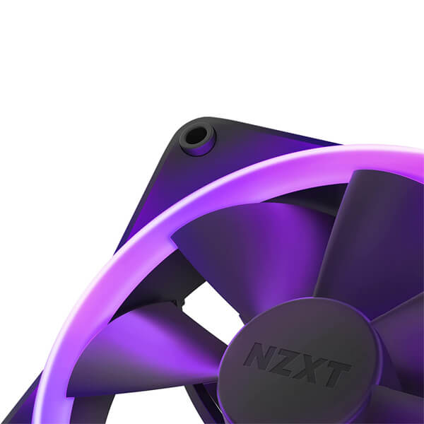 Nzxt F120 RGB 120mm Black Cabinet Fan with RGB Controller (Triple Pack)